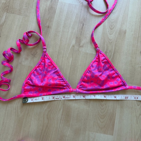 Wicked Weasel Micro Bikini Set Neon Pink Purple Tie-dye - Picture 6 of 9